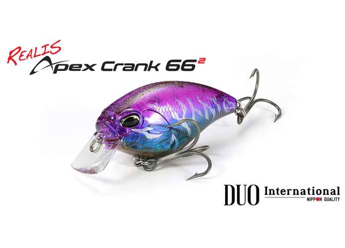 DUO REALIS APEX CRANK 66 SQUARED 6.6cm 17.7gr ACC3018 Smokey Bone