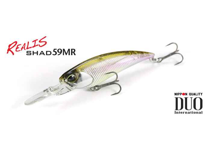 DUO REALIS SHAD 59MR SP 5.9cm 4.7gr CCC3516 Ghost Mat Lime Chart