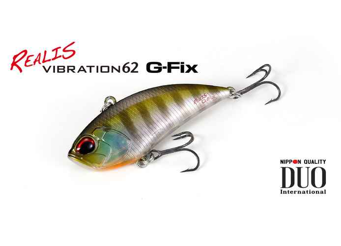 DUO REALIS VIBRATION 62 G-FIX 6.2cm 14.5gr GEA3006 Ghost Minnow