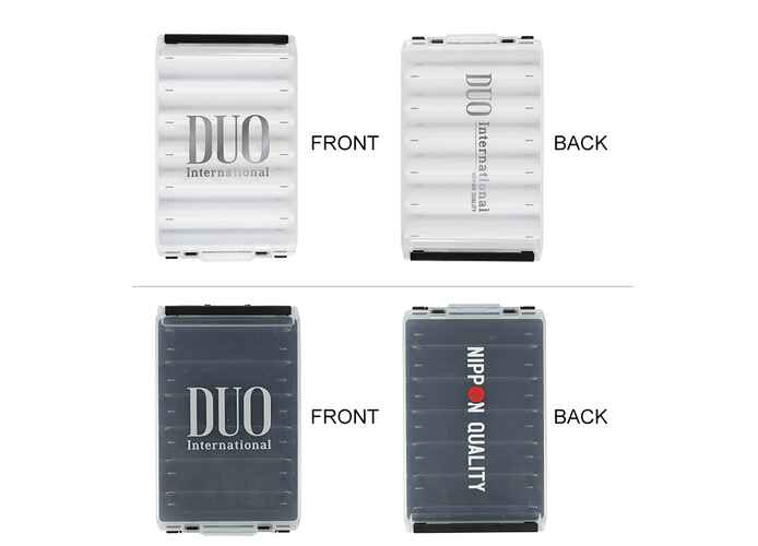 CUTIE DUO REVERSE LURE CASE 120 20x12.6x3.6cm Pearl Black/Gold Logo