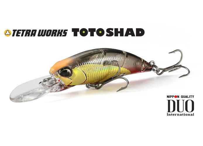 DUO TETRA WORKS TOTOSHAD 4.8cm 4.5gr CPA0608 Gold Rainbow