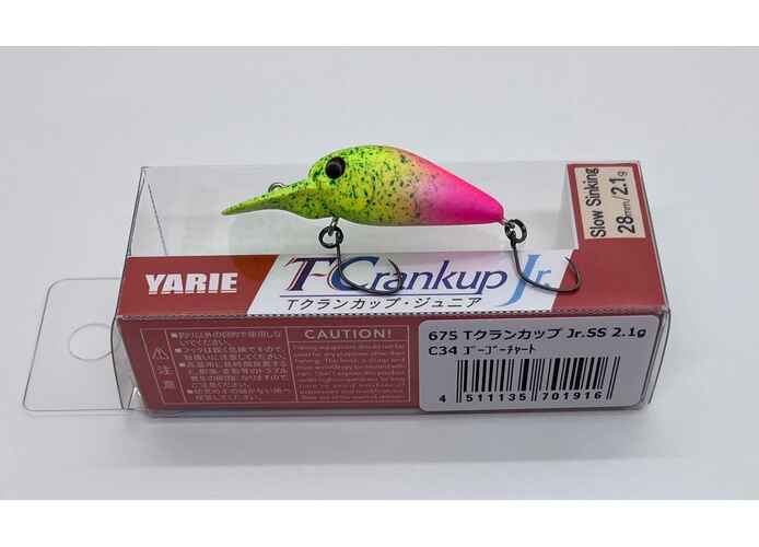VOBLER YARIE 675 T-CRANKUP JR TYPE F 2.8mm 1.8gr Culoare C34 Go Go Chart