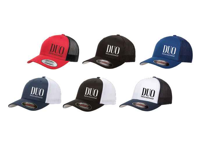 SAPCA DUO FLEXFIT MESH CAP Black