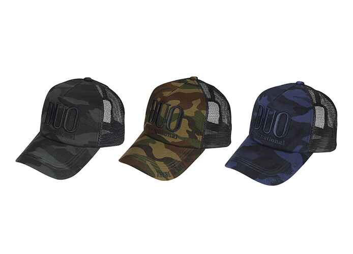 SAPKA DUO TRUCKER MESH CAP 19 Navy Camo