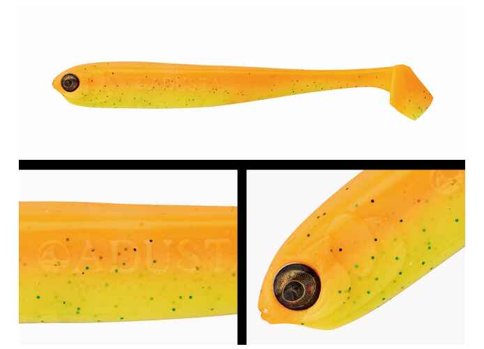 ADUSTA PENTA SHAD 5 12.7cm 100 Green Chart Glitter Orange