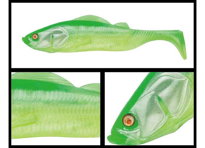 ADUSTA PICK TAIL SWIMMER 5 12cm 27gr 201 Green Chart Shad