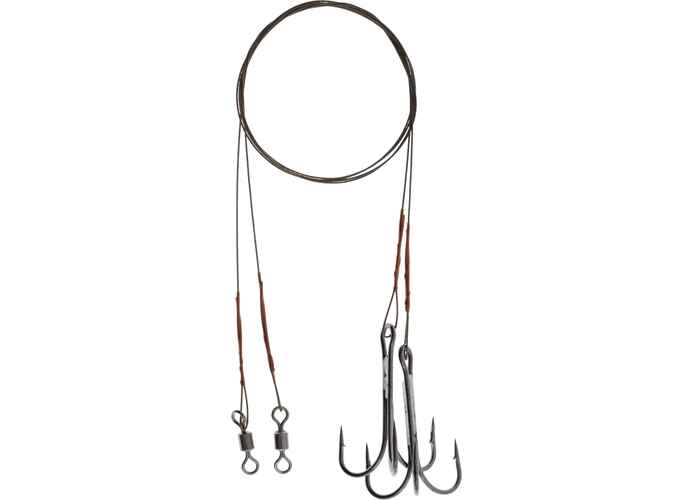 Strune De Otel Cu Vartej Si Ancora 40Cm/10Kg - Brown - 2Buc  Zg11-016
