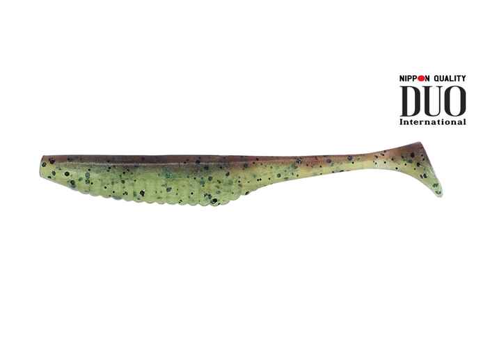 DUO REALIS VERSA SHAD 4 10cm F082 Green Pumpkin Chartreuse