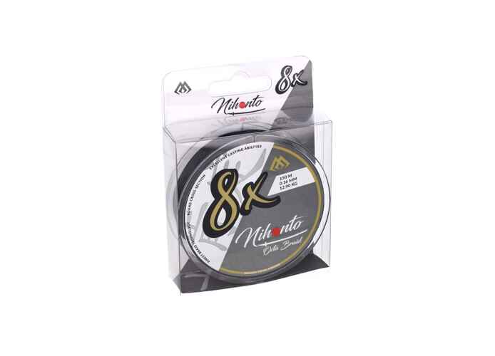 Fir Textil Nihonto Octa Braid - 0.12Mm/8.9Kg/10M - Black