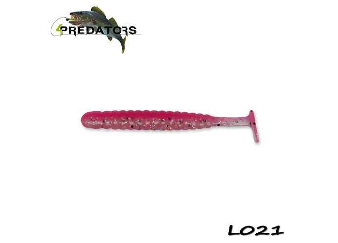 4Predators Worm Shad 8cm Floating (6buc/plic) : Culoare - L021