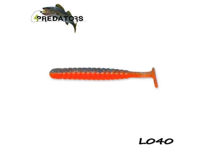 4Predators Worm Shad 8cm Floating (6buc/plic) : Culoare - L040