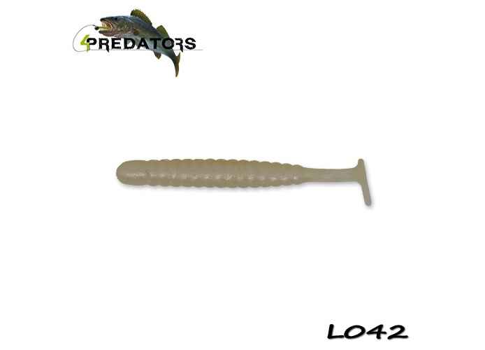 4Predators Worm Shad 8cm Floating (6buc/plic) : Culoare - L042