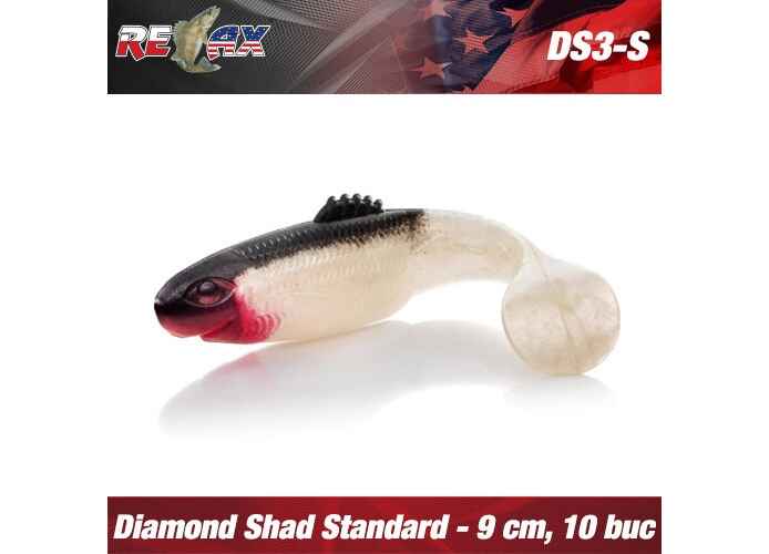 Diamond Shad 9cm Standard Relax (10buc/plic) : Culoare - S083R