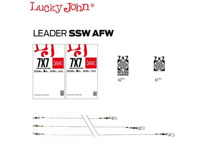 Lucky John Strune SSW AFW (2buc/plic) : Optiuni - 25cm / 0.28mm / 9 Kg