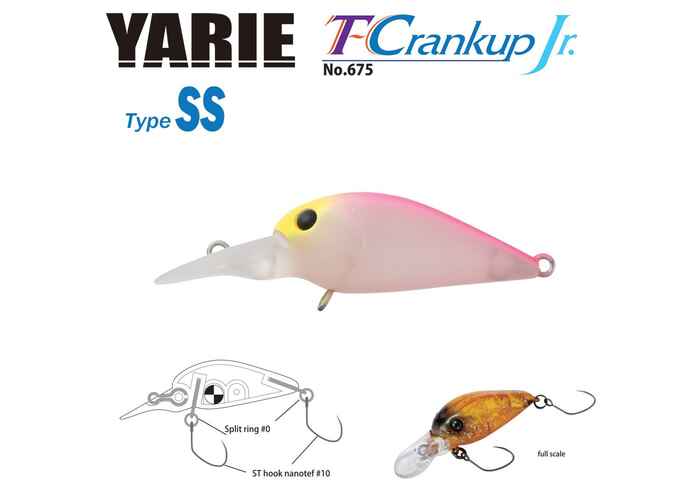 VOBLER YARIE 675 T-CRANKUP JR TYPE SS 2.8mm 2.1gr : Culoare - C4