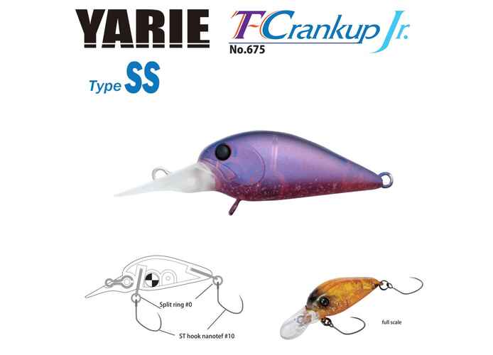 VOBLER YARIE 675 T-CRANKUP JR TYPE SS 2.8mm 2.1gr : Culoare - C8