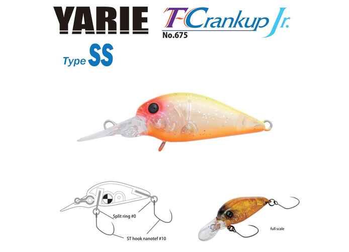 VOBLER YARIE 675 T-CRANKUP JR TYPE SS 2.8mm 2.1gr : Culoare - C20