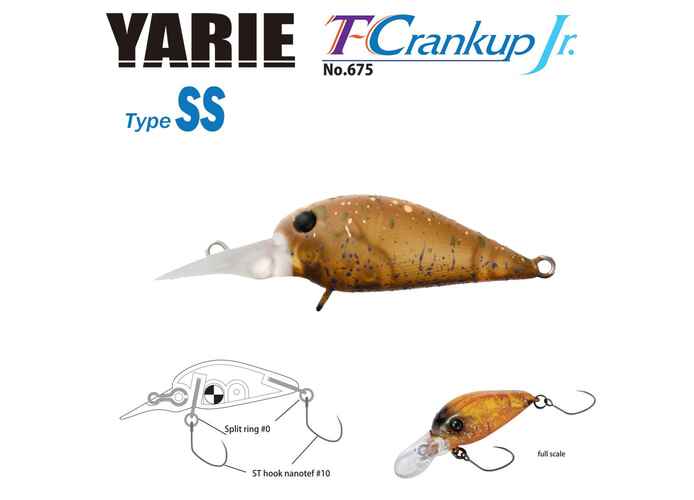 VOBLER YARIE 675 T-CRANKUP JR TYPE SS 2.8mm 2.1gr : Culoare - C5