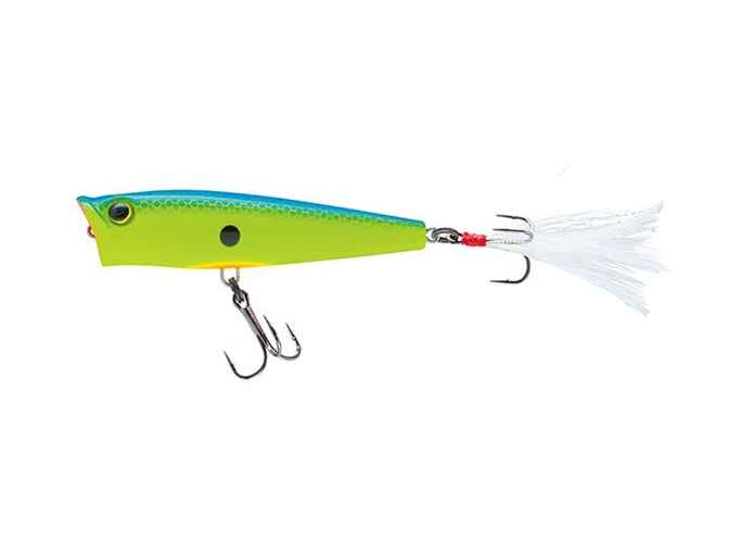 YO-ZURI 3DS POPPER 7,5cm F : Cod - BCL - Blue Back Chartreuse