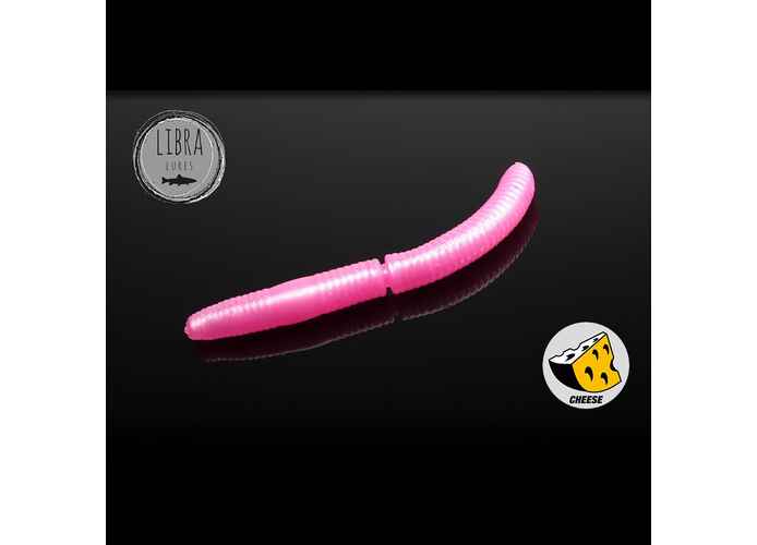 Naluca Pastrav Fatty D'Worm 6.5cm Libra Lures : Culoare - 018 Pink Pearl