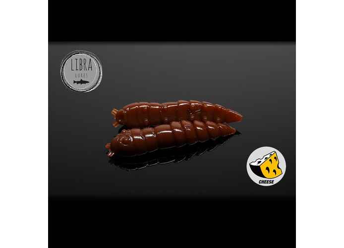 Naluca Pastrav Kukolka Worm 4.2cm Libra Lures : Culoare - 038 Brown