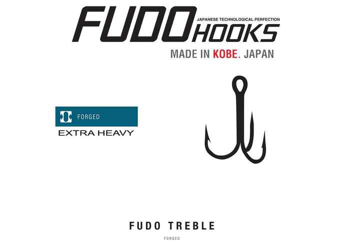 Ancore Fudo Treble RT-41 Extra Heavy , Black Nickel : Marime - 2 - 5buc/cutie