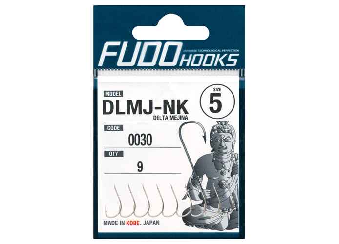 Carlig Fudo Delta Mejina. Black Nickel : Marime - 6 - 9buc/plic