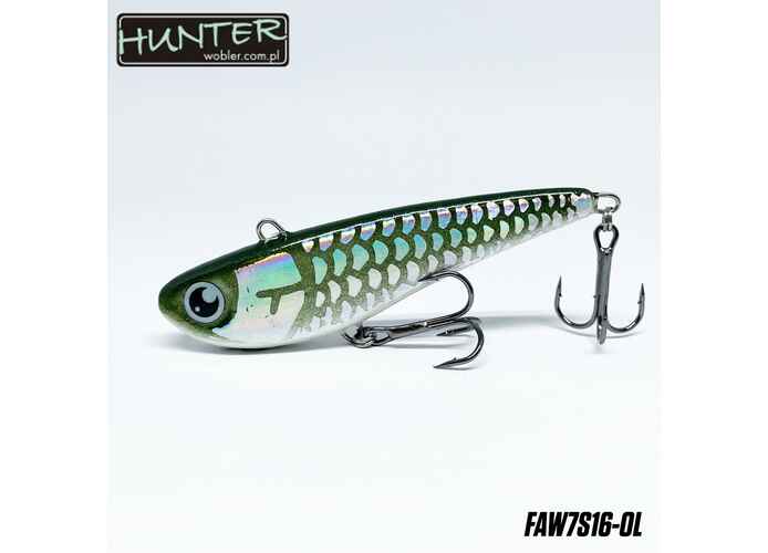 Hunter Faworyt Vobler 72mm 19g/sinking : Culoare - OL