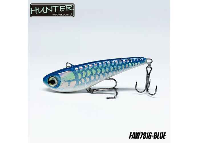 Hunter Faworyt Vobler 72mm 22g/sinking : Culoare - Blue