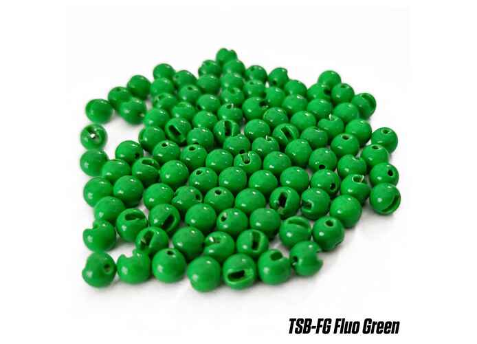 TUNGSTEN SLOTTED BEADS 5.5MM : Culoare - FLUO GREEN