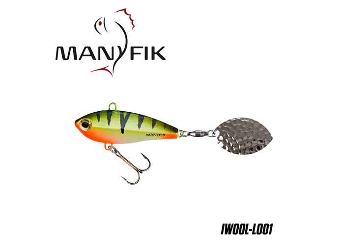 Spinnertail Manyfik IWO OL 14g 45mm : Culoare - L001