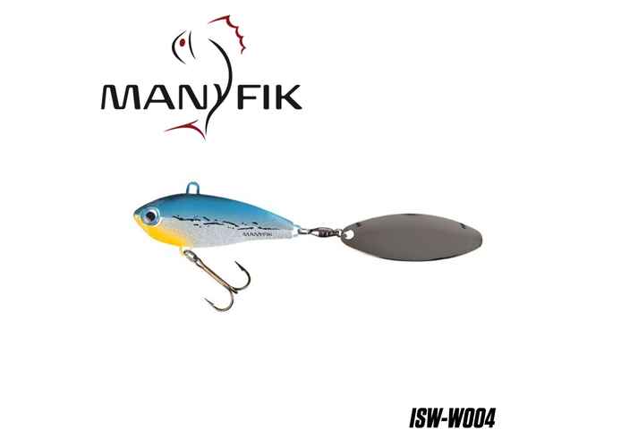Spinnertail Manyfik IWO SW 14g 45mm : Culoare - 004