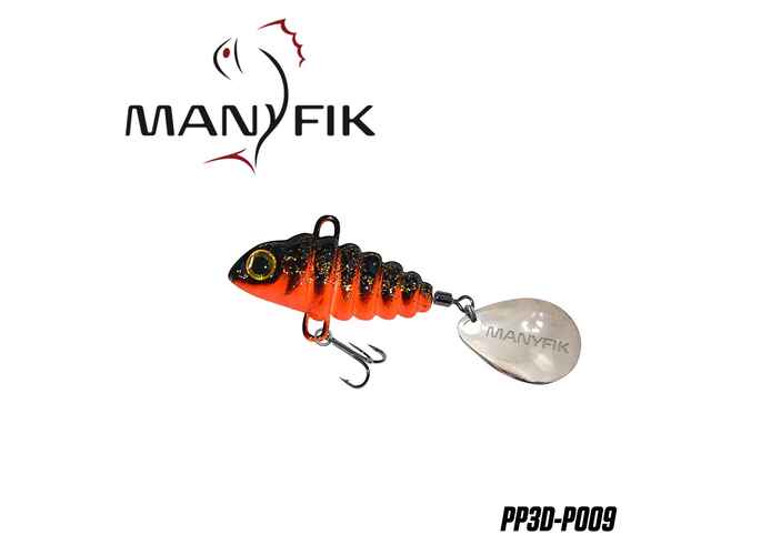 Spinnertail Manyfik PePe 3D 8g 23mm : Culoare - 009