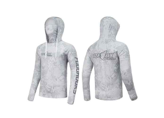 Bluza UV Relax Lures Camo Grey : Marime - XL
