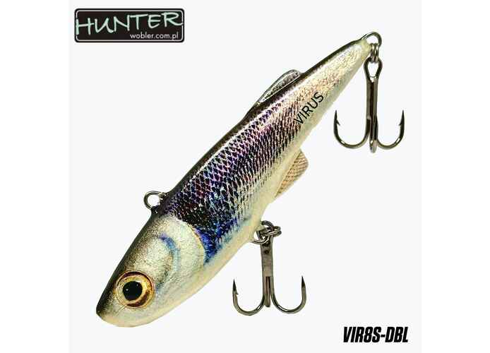 HUNTER VIRUS VOBLER 80MM 19GR/SINKING : Culoare - DBL