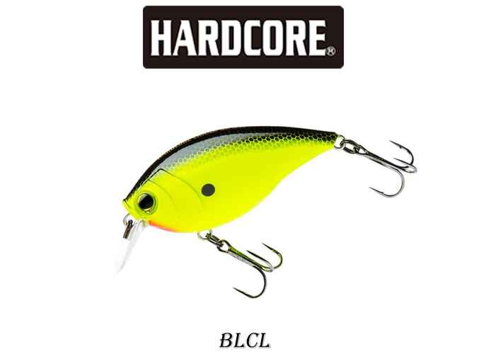 VOBLER HARDCORE CRANK SR 65F 14GR : Culoare - BLCL - Black Back Chartreuse
