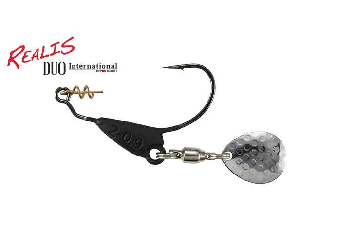 DUO REALIS SPIN HOOK 3.5gr #2/0 Mat Black