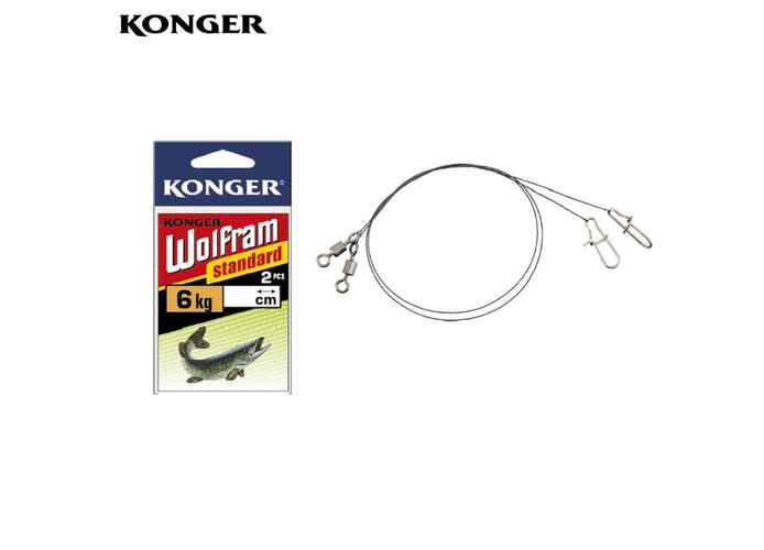Konger strune rapitor Wolfram Standard 15cm, 6kg (2buc/plic)