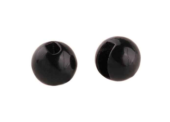 Kamatsu Bile Tungsten Slotted Beads, 0.5gr, 4mm, culoarea neagra (5buc/plic)