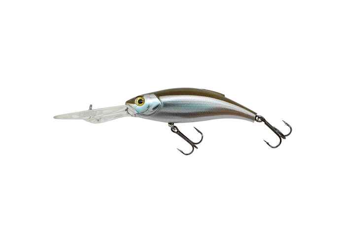 Sea Buzz vobler Hunter Deep Shad 12.5cm, 49gr, Floating, culoare 035-MKIB, pentru pescuitul la trena, evolutie 9-13m+