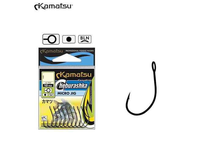 Kamatsu Carlig Micro Jig Cheburashka K-150, marime 6 (10buc/plic)