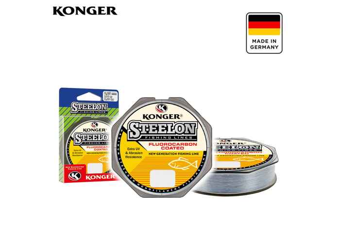 Konger Fir Monofilament Steelon FC (universal) gri deschis, 0.12mm, 2.55kg, 150m