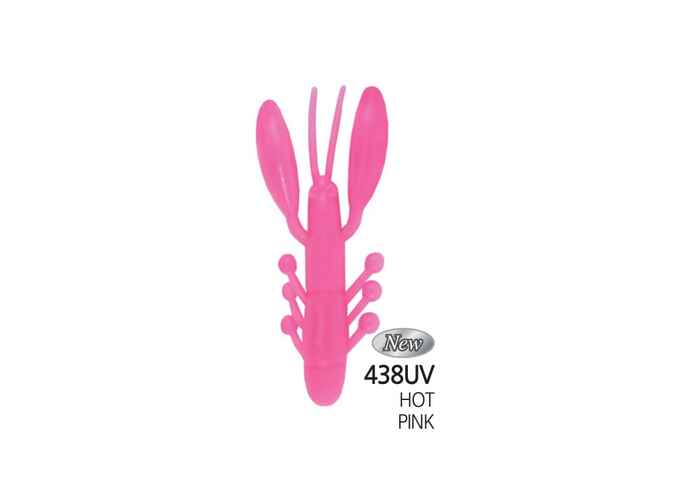 Damiki Air Craw 5.6CM (2 inch) Floating, 438UV (UV Hot Pink), 10buc/plic