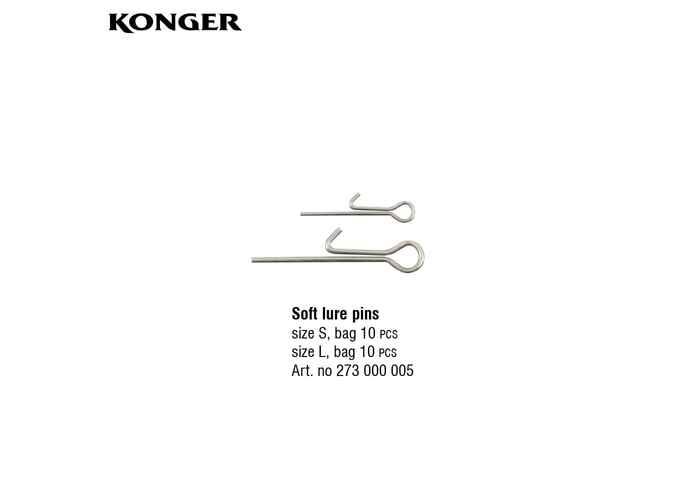 Konger Swimbait System Stinger Pin Softlure S+L (20buc/plic)