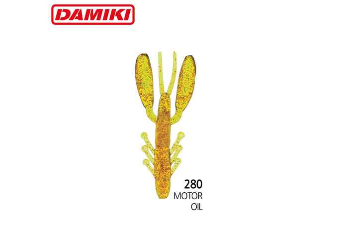 Damiki Air Craw 7.6CM (3 inch) Floating, 280 (Motor Oil), 8buc/plic