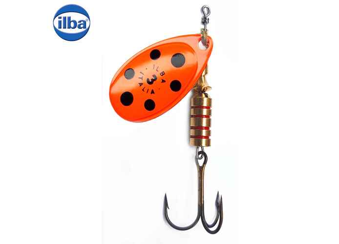 Ilba rotativa Tondo Fluorange/Black, nr.1, 3gr (35531)