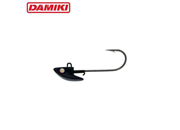 Damiki Rig Jig Head, marime 1/0, 3.5Gr (1/8oz), Black