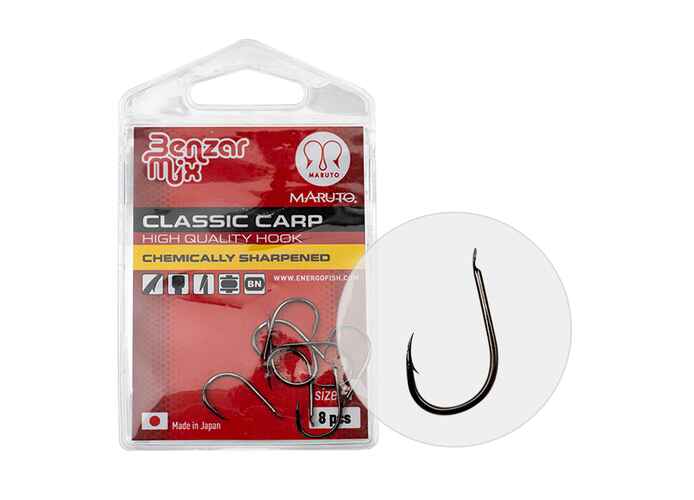Carlige Benzar Classic Carp, No. 10, 10 buc/cut