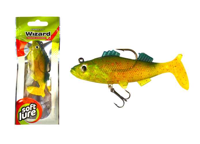 WIZARD SWIMBAIT PERCH 3 INCH YELLOWHOLO