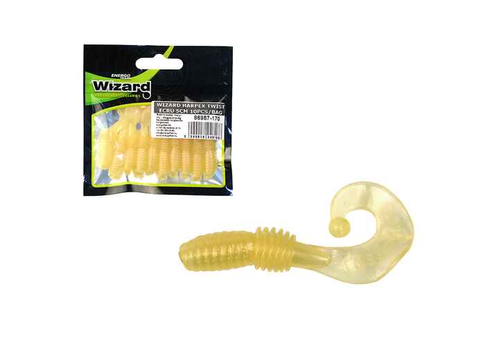 WIZARD HARPEX TWIST LEMON 5CM 10PCS/BAG